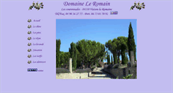 Desktop Screenshot of domaineleromain.com